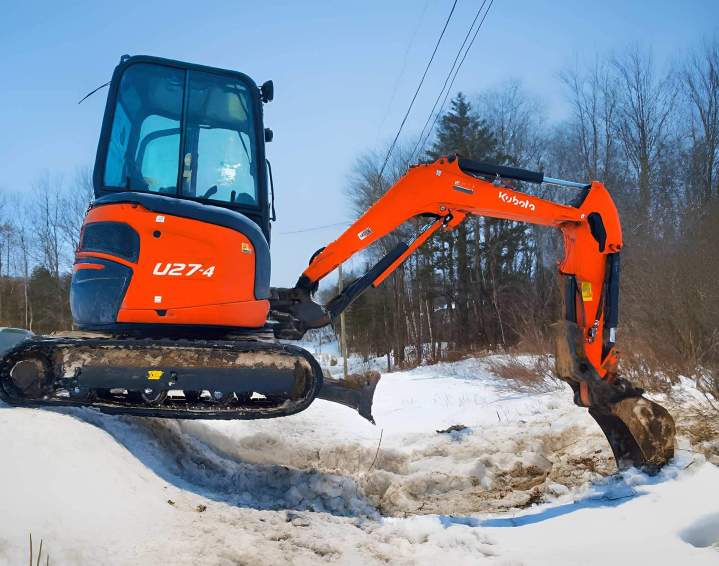 Mini excavation Centre-du-Québec